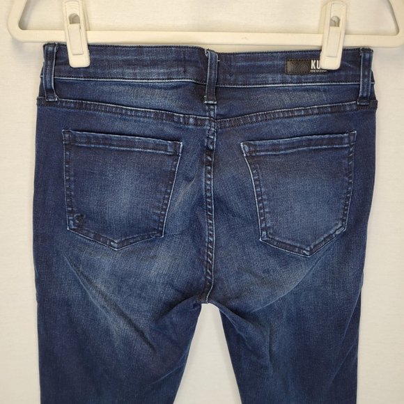 Kut From The Kloth Women's Size 4 Jeans Donna Ankle Skinny Raw Step Hem - Picture 4 of 8